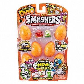 Фигурки из серии Smashers Дино-сюрприз в яйце, 8 шт. (Zuru Smashers, 7438)